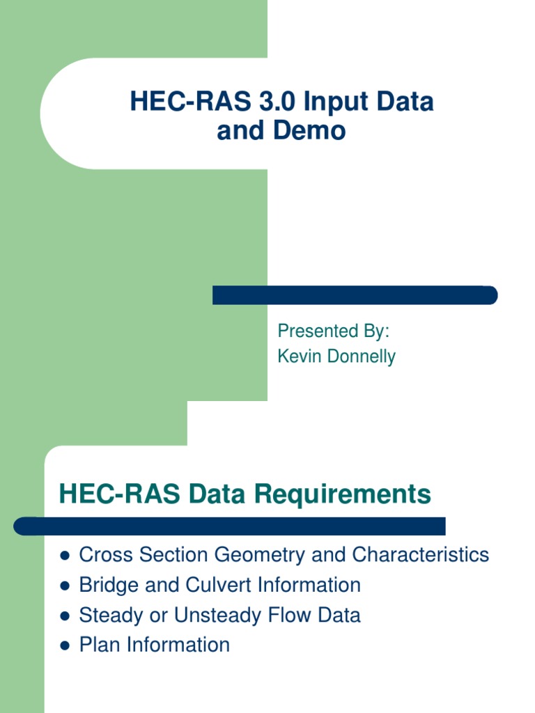 HEC-RAS Geometry Data Import Guide | PDF | Technology & Engineering