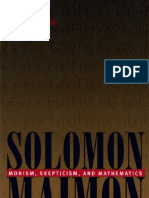 Meir Buzaglo-Solomon Maimon - Monism, Skepticism, and Mathematics - University of Pittsburgh Press (2002)