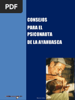 CONSEJOS PARA EL PSICONAUTA DE LA AYAHUASCA
