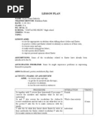 Plan Lectie Engleza Sentence Linguistics Reading Process