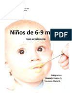 Guía Anticipatoria Niño 6-9 Meses