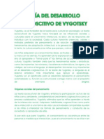 TEORÍA DEL DESARROLLO VYGOTSKY