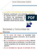 Consideraciones Generales Sobre Sociedades