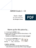 ABRSM Grade 1 Violin 2012-2015 C2 Russia Gopak - Teacher Guide