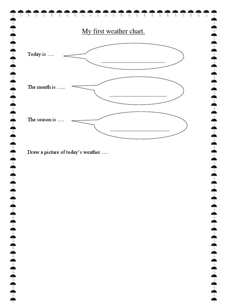 My First Weather Chart | PDF