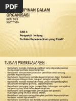 Download Perilaku Kepemimpinan Efektif by Hendra Sahala Manurung SN141038039 doc pdf