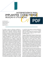 Artigo 02 Intermediarios Para Implantes Cone Morse Selecao e Utilizacao