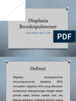 Displasia Bronkopulmoner