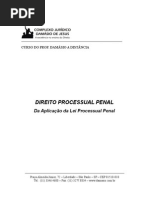 Direito Processual Penal - Da Aplicação da Lei Processual Penal