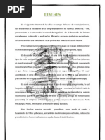 Salida de Campo - Cerros Arrastres Uni