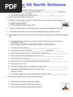 Chapter 22 Review Earth Science