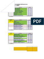 Cronograma Examenes 2012- i