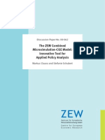 Clauss and Schubert - 2009 - The ZEW Combined Microsimulation-CGE Model