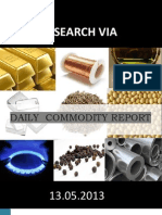 Commodity - Report - Daily 13 May 2013