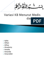 Variasi KB Menurut Medis Dan Islam