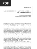 Cabral-thomaz Radcliffe Brown v. Antonio Candido