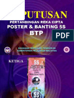 Keputusan Pertandingan Reka Cipta Poster Dan Banting 5S BTP