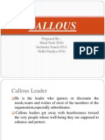 Callous Leaders