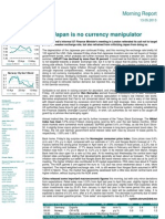 G7: Japan Is No Currency Manipulator: Morning Report