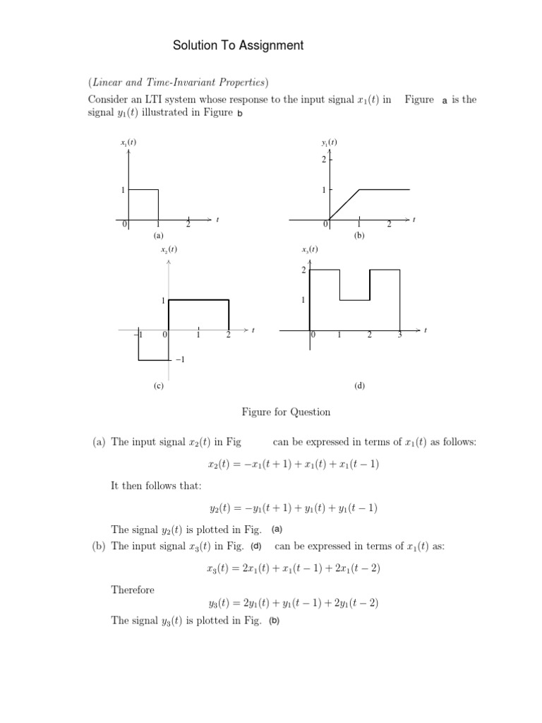 Solutions To Assignment | PDF