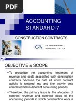 Accounting Standard-7: Construction Contracts