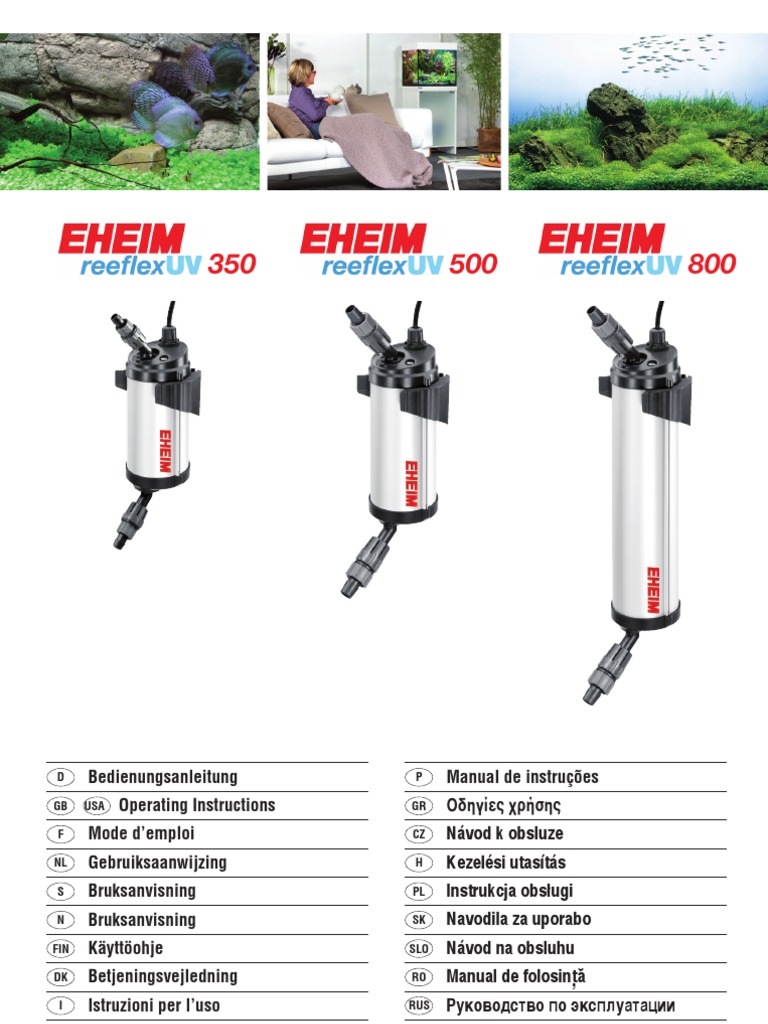 Filtro Eheim EHEIM Reeflex Uv800 - Esterilizador UV Para Acuario De 11W (400 -800 Litros) Eheim Reeflex Uv800 11W