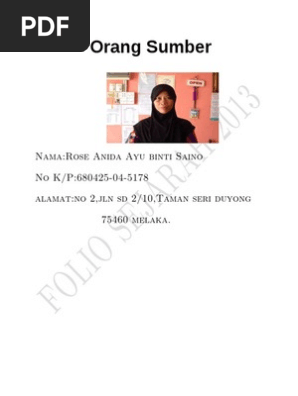 Folio Sejarah TINGKATAN 3 Kegiatan Ekonomi Tradisional Full 