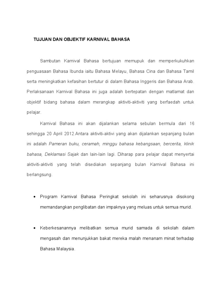 Karnival Bahasa Pdf