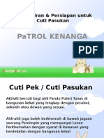 Pentadbiran & Persiapan Untuk Cuti Pasukan