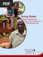 Download Going Global - Proceedings 2013 by Engineers Without Borders UK SN141121894 doc pdf