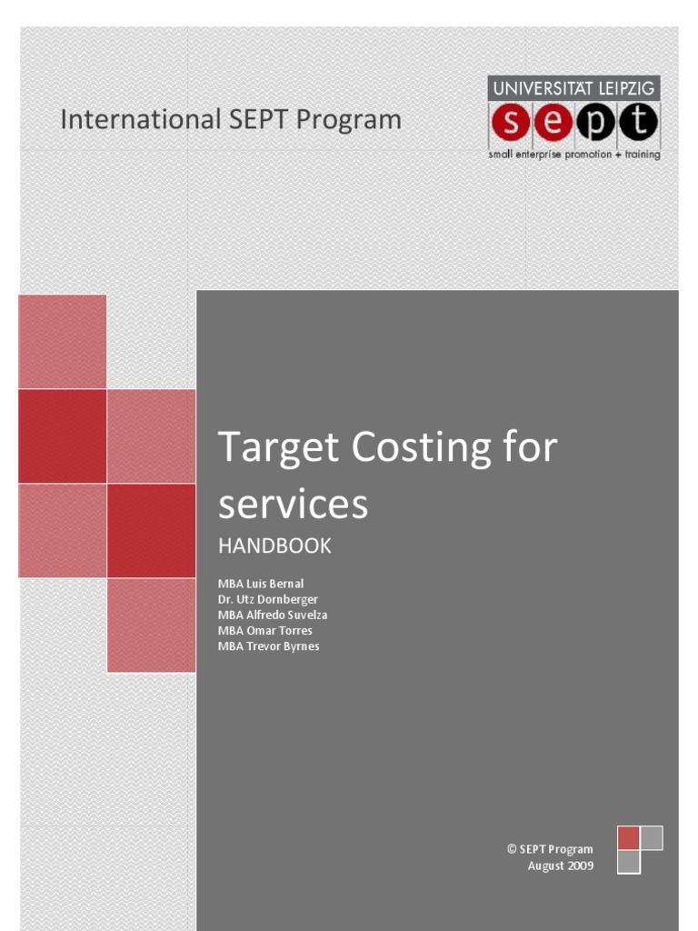 Handbook TargetCosting | PDF
