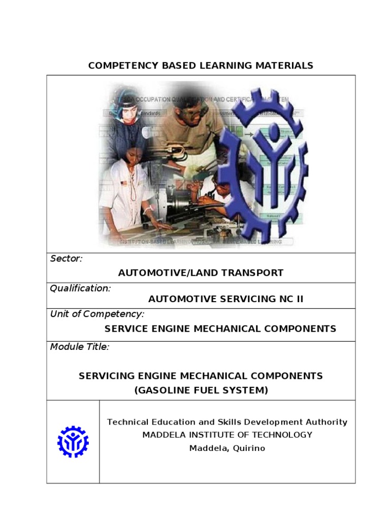 CBLM Gasoline Fuel System PDF Gasoline Oil Refinery