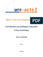 Rapport Lescure Tome 2 PDF