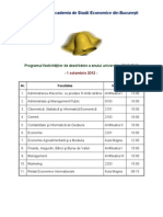 Sali Deschidere an Universitar