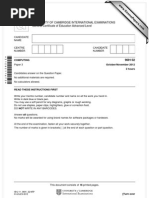 University of Cambridge International Examinations General Certificate of Education Advanced Level