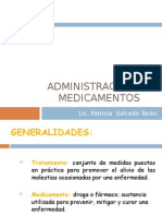 ADMINISTRACION DE MEDICAMENTOS