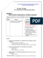 Study Guide-Lay Out and Set Up Aircraft Systems (LSN1)