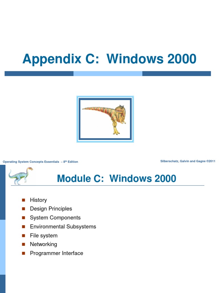Appendix C Windows 2000 | PDF | Business