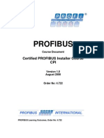 Profibus Certified Installer Syllabus