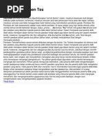 Contoh Instrumen Penilaian Bentuk Non Tes