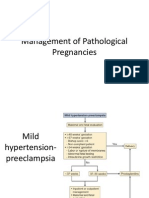 Management of Pathological Pregnancies