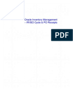 Oracle Inventory IR-IsO and PO Receipt Process - Oracle Documents COmplete