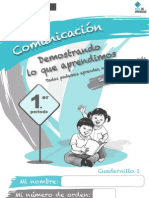 Cuadernillo 1 - Comunicación