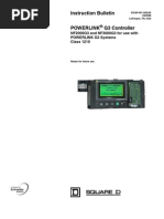 Instruction Bulletin: NF2000G3 and NF3000G3 For Use With POWERLINK G3 Systems Class 1210