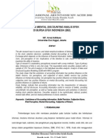 Download PERILAKU MENTAL DISCOUNTING ANALIS EFEK DI BURSA EFEK INDONESIA BEI by downloadreferensi SN141174877 doc pdf