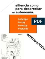 La Resiliencia Como Medio para Desarrollar La Autonomía