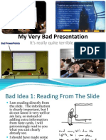 My Very Bad Presentation