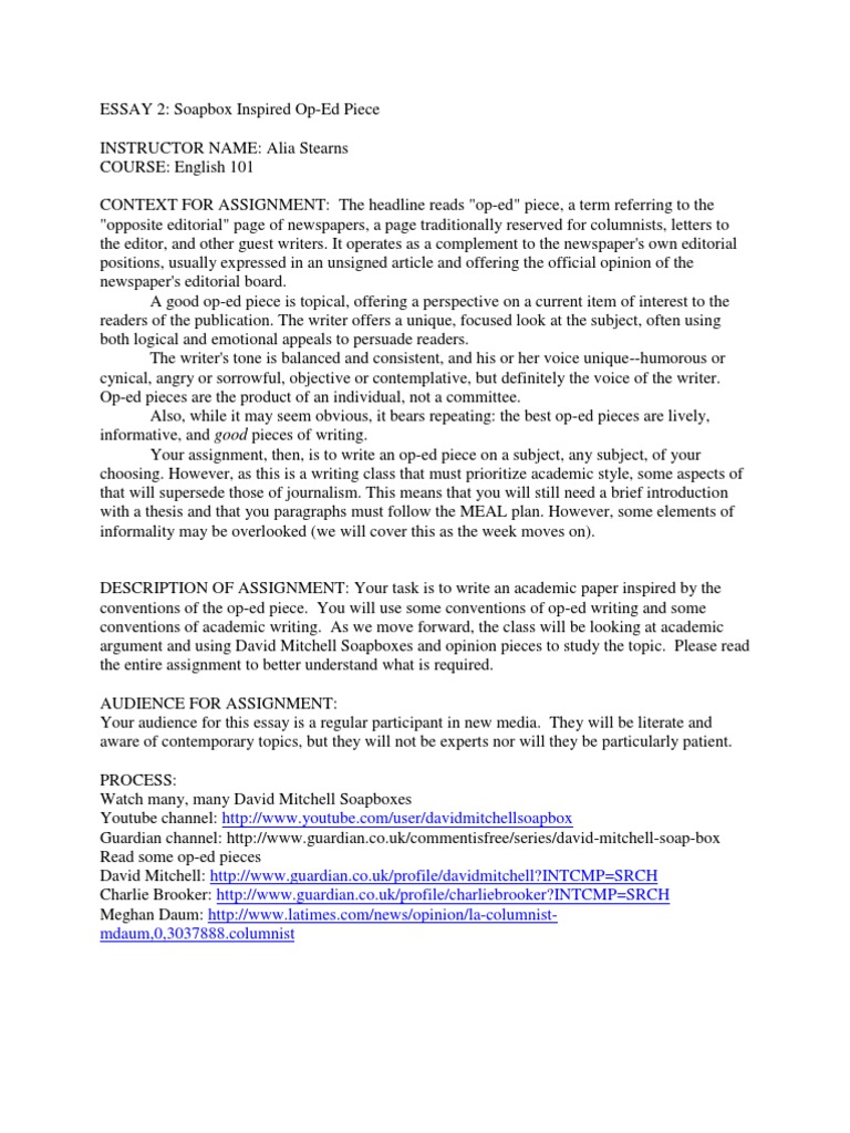 Eng 101 Essay 3 Assignment Pdf Self Actualization Essays