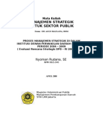 Download Evaluasi Renstra DPD  - Proses Manajemen Strategik   Short version  by Nyoman Rudana SN14120072 doc pdf