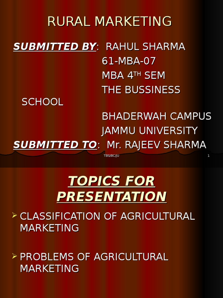 Classification Of Agricultural Marketing Problems Of Agricultural Marketing Agriculture 
